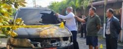 Mobil Dinas Lapas Pekanbaru Dibakar Orang Tak Dikenal